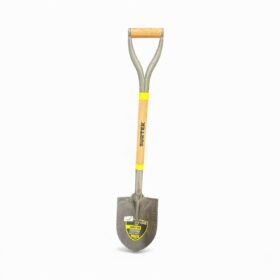 Round Point Wood D-Handle Shovel, 30"