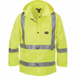 Denier Rain Jacket, Class 3, 150, Lime, X-large