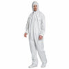 Polypro Microporous Coveralls with Zipper, XL, 1.25oz