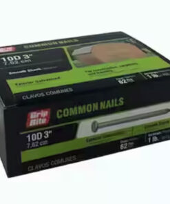 Grip Rite 10D Hot-Galvanized Common Nail, 3", 1LB