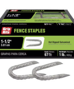 Grip Rite Hot Galvanized Fence Staple, 1-1/2", 1LB