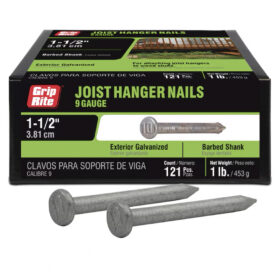 Grip Rite Hot-Galvanized Joist Hanger Nail, 1-1/2", 1LB