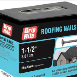 Grip Rite Hot-Galvanized Roofing Nail, 1-1/2", 1LB