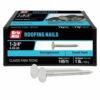 Grip Rite Electrogalvanized Roofing Nail, 1-3/4", 1LB