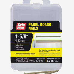 Grip Rite Beige Steel Panel Board Nails, 1-5/8", 6oz