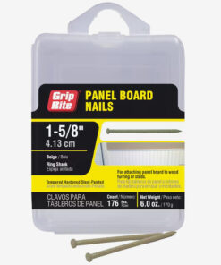 Grip Rite Beige Steel Panel Board Nails, 1-5/8", 6oz