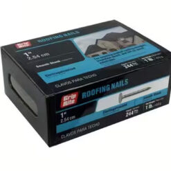 Grip Rite Electrogalvanized Roofing Nail, 1", 1LB