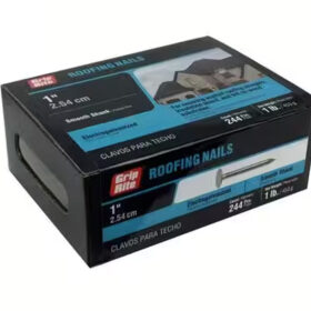 Grip Rite Electrogalvanized Roofing Nail, 1", 1LB