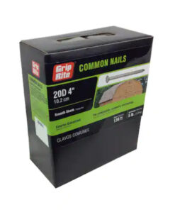 Grip Rite 20D Hot-Galvanized Common Nail, 4", 5LB