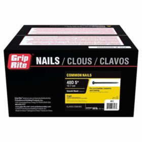 Grip Rite 40D Bright Common Nail, 5", 5LB