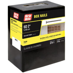 Grip Rite 6D Bright Common Nail, 2", 5LB