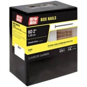 Grip Rite 6D Bright Common Nail, 2", 5LB