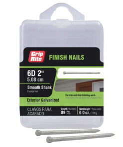 Grip Rite 6D Bright Finish Nail, 2", 6 oz