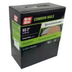 Grip Rite 6D Hot-Galvanized Common Nail, 2", 5LB