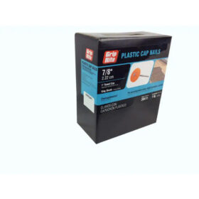 Grip Rite Electrogalvanized Plastic Cap Roofing Nail, 7/8", 1LB