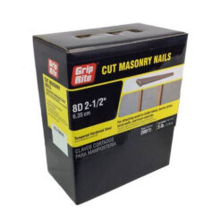 Grip Rite 8D Hot Dipped Galvanized Cut Masonry Nail, 2-1/2", 5LB