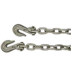 Grade 43 Clevis Hook Assembly Chain, 3/8"x10'