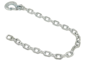 Grade 43 Clevis Hook Assembly Chain with 1 Hook, 3/8"x10'