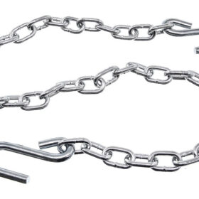 Grade 70 Assembly Chain with 2 Hooks, 5/16"x20', Domestic