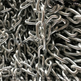 Hot Galvanized Dock Fender Long Link Chain, 5/8", Imported