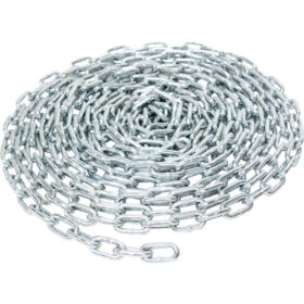 Grade 30 High Grade Proof Coil Dock Fender Long Link Chain, 1", Imported