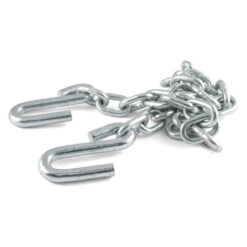 Long Link Assembly Chain with 2 Hooks, 13mmx20', Minimum Lash Breaking 20T