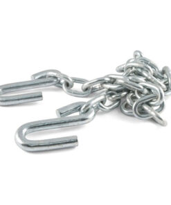 Long Link Assembly Chain with 2 Hooks, 13mmx20', Minimum Lash Breaking 20T