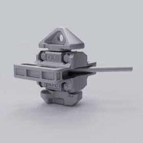 ISO Wide Base Double Cone with Left Hand Lock Twistlock, Manual 3W Lock with GL Load Pad