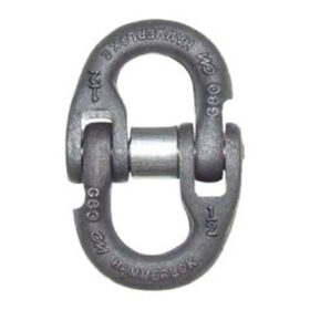 Columbus McKinnon Grade 80A Hammerlock Coupling Link, 1/2", Working Load Limit 12,000, 234433
