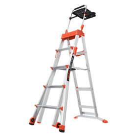 Little Giant Ladder Aluminum Ladder with Spare Feet, 300 Lb Load