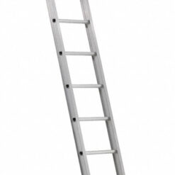 Aluminum D Rung Single Ladder, 16', 300lb Load