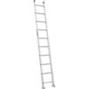 Aluminum D Rung Single Ladder, 10', Type IA, 300 lb Load