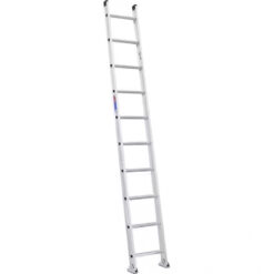 Aluminum D-Rung Standard 18" Wide Single Ladder, 12', 300 lb Load