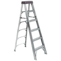Aluminum Step Ladder, 8', 300 lb Load