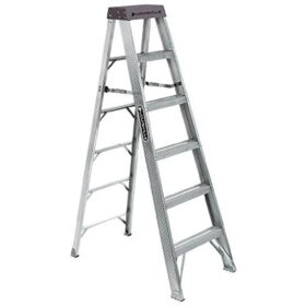 Aluminum Step Ladder, 8', 300 lb Load