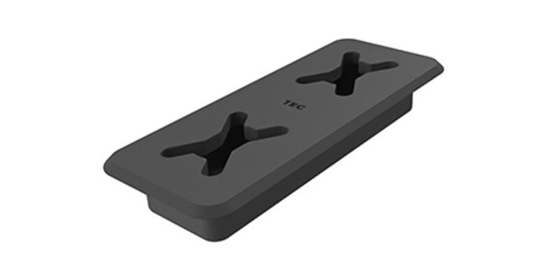 Deck Socket System Flush Socket Deck with ISO Hole, 50 Ton - W Hardware