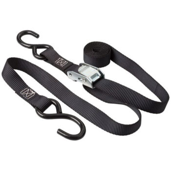 Assembly Tie Down with J Hooks, 4"x30', Working Load Limit 6,600 lbs, Maximum Breaking Strength 20,000 lbs