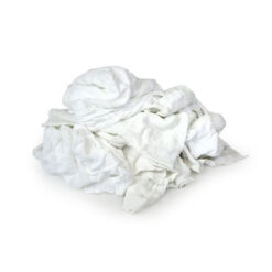 Cotton White Wiper Rags, 50 lbs
