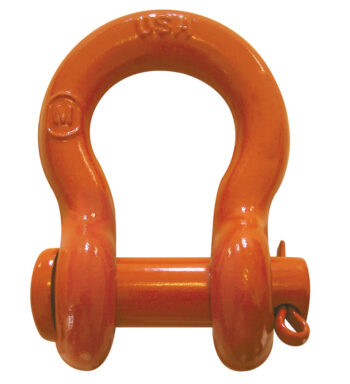 Columbus McKinnon Painted Screw Pin Anchor Shackle, 1-1/2", 20T