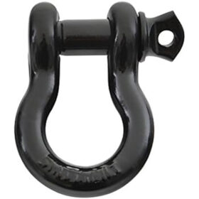 Screw Pin Anchor Black Lashing Shackle, 1", Imported