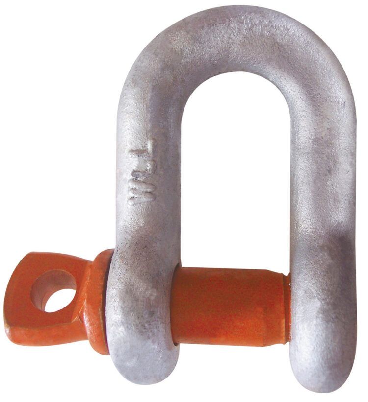Screw Pin Chain Shackle, 5/16", 3/4 Ton, Imported