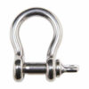 316 Stainless Steel Screw Pin Chain Shackle, 7/8", 233508, Working Load Limit 5.0 Ton