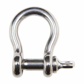 316 Stainless Steel Screw Pin Chain Shackle, 7/8", 233508, Working Load Limit 5.0 Ton