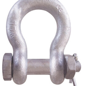 Columbus McKinnon Safety Screw Anchor Shackle, 1-1/4", 14T