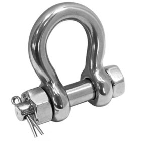 VB Safety Screw Anchor Shackle, 2", 35T