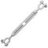 Jaw & Jaw Galvanized Forged Turnbuckle, 3/8"x6"