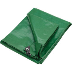 Heavy Duty Polyethylene Tarpaulin, Green, 40'x60, 10 MIL