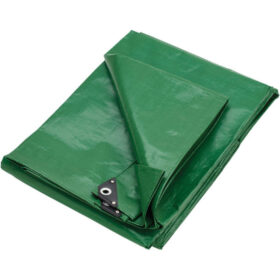 Heavy Duty Polyethylene Tarpaulin, Green, 40'x60, 10 MIL