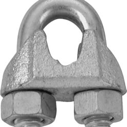 Malleable Galvanized Wire Rope Clip, 3/4"