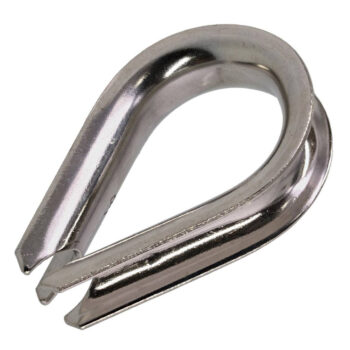 Heavy Duty Galvanized Wire Rope Thimble, 7/8"